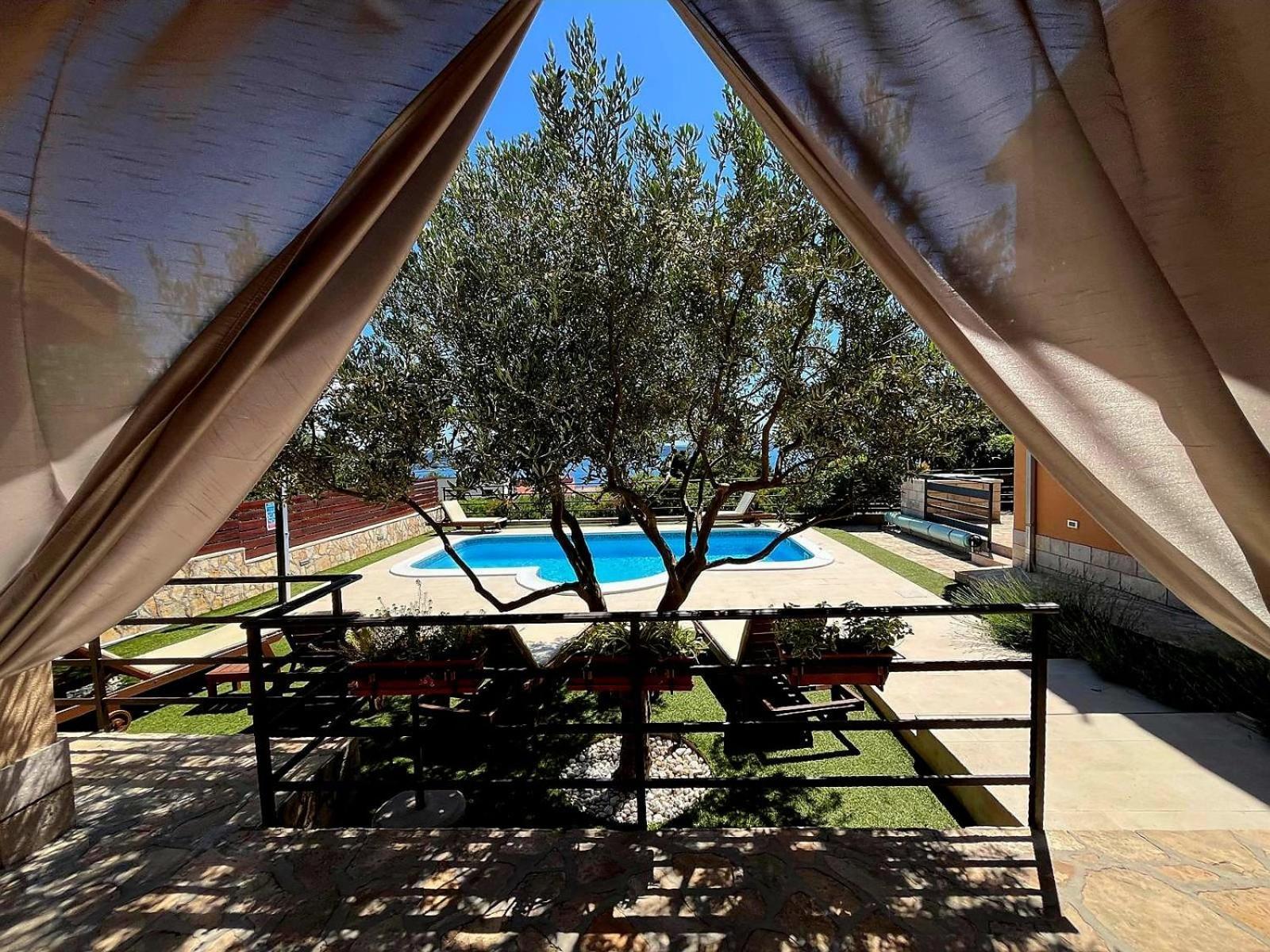 Holiday Home Magic View With Private Heated Pool Kaštela Exterior foto